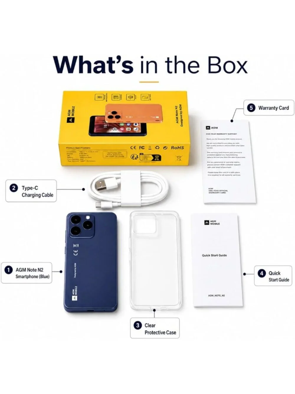 Compact Android Mini Phone, 16GB Storage, 4G LTE, Removable 3000mAh Battery